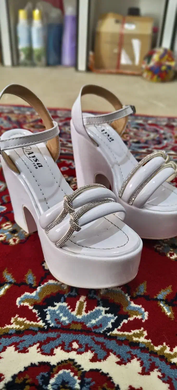 کفش پاشنه دار سایز 37|کیف، کفش، کمربند|سرپل ذهاب, |دیوار