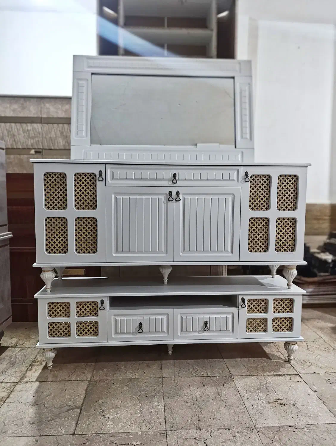 میز تلویزیون و آینه و کنسول بهاران|بوفه، ویترین، کنسول|تهران, شهید رجایی|دیوار