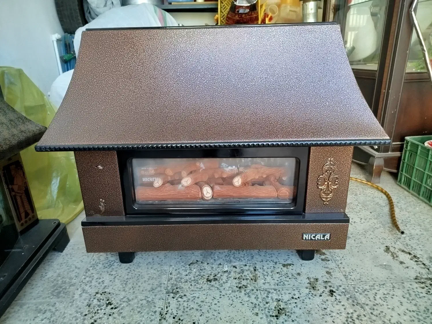 بخاری شومینه|بخاری، هیتر، شومینه|مشگین شهر, |دیوار