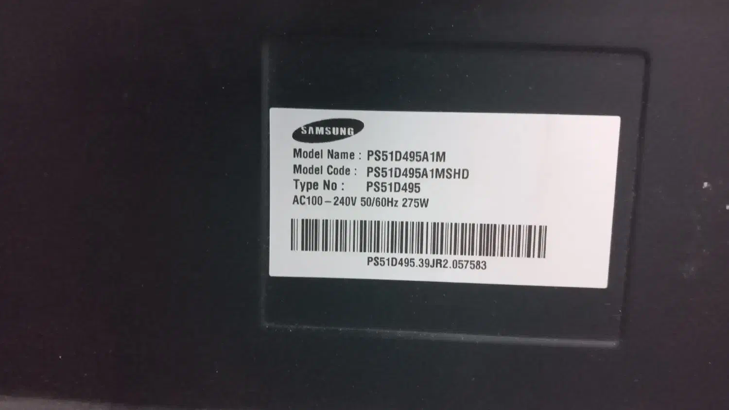 تلویزیون سامسونگ پلاسماتعمیر|تلویزیون و پروژکتور|بیرجند, |دیوار