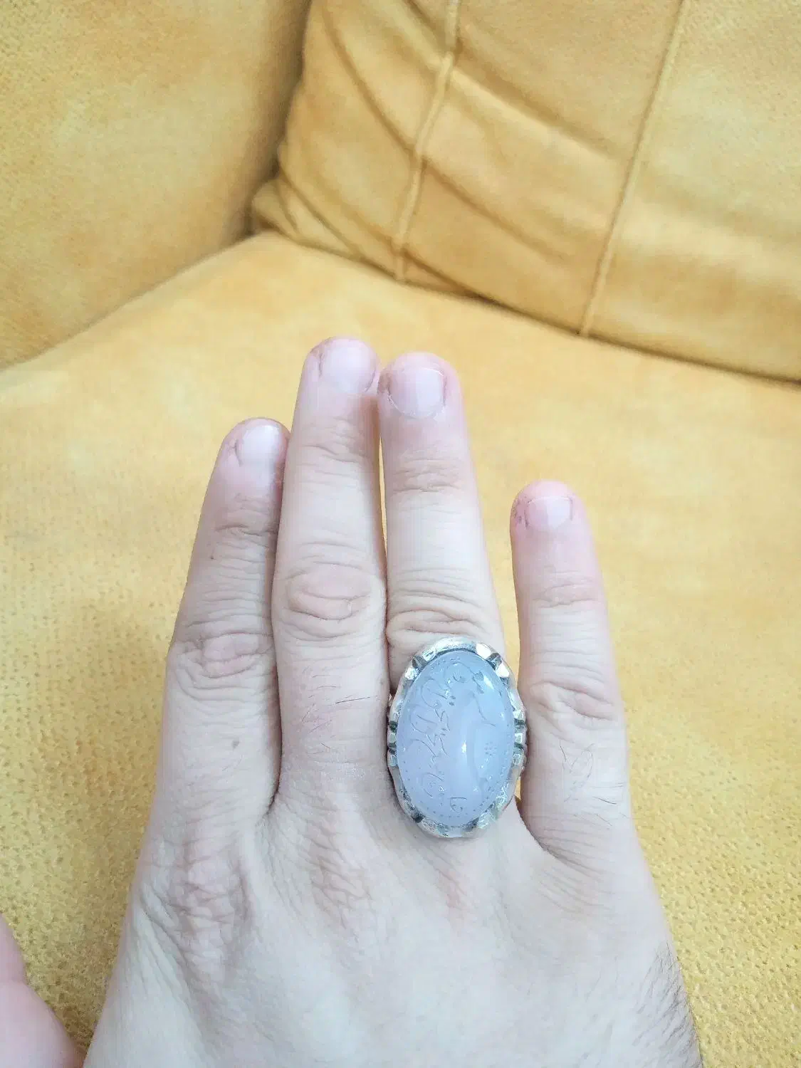 انگشتر عقیق سوسنی خوش دست|جواهرات|تربتحیدریه, آغوی|دیوار