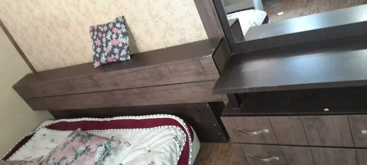 تخت خواب دونفره|تخت و سرویس خواب|بانش, |دیوار