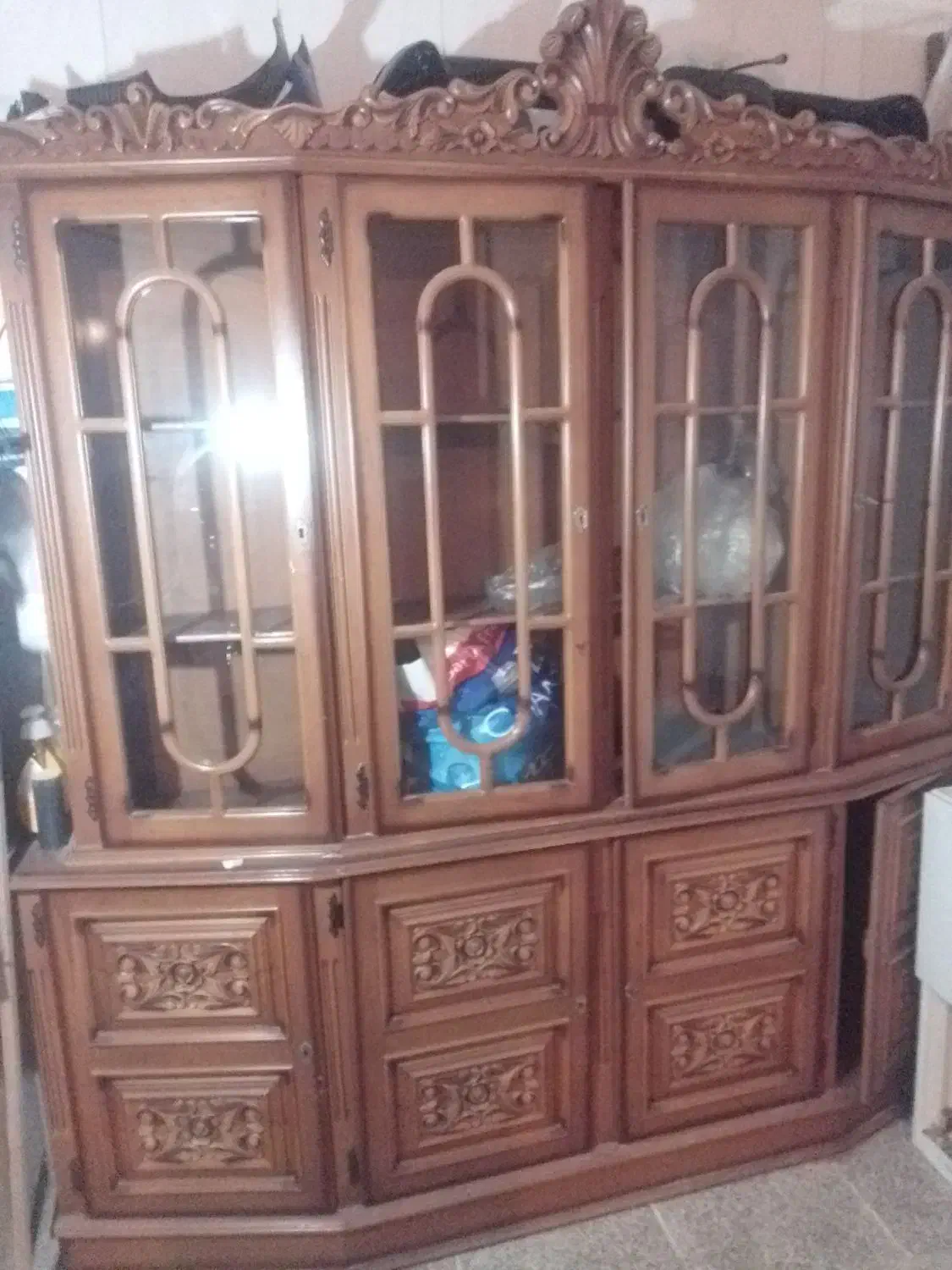 ویترین چوبی|بوفه، ویترین، کنسول|کرج, خرمدشت|دیوار