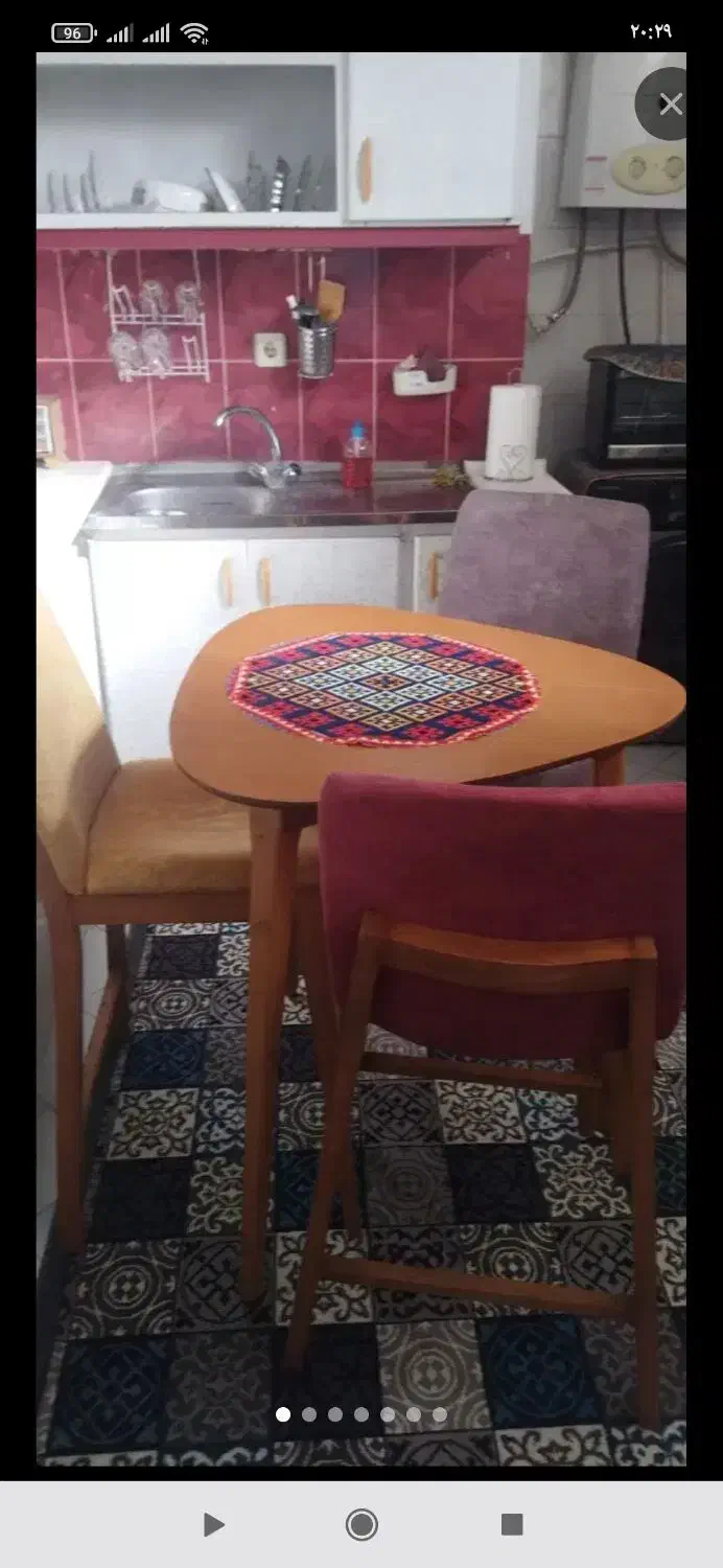 میز سه نفره|میز و صندلی غذاخوری|مشهد, جاهد شهر|دیوار