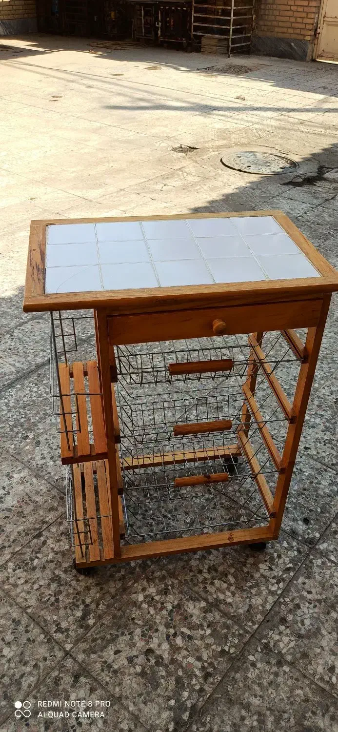 سبد سیب زمینی و پیاز|آب‌چکان و نظم‌دهنده ظروف|اهواز, پادادشهر|دیوار