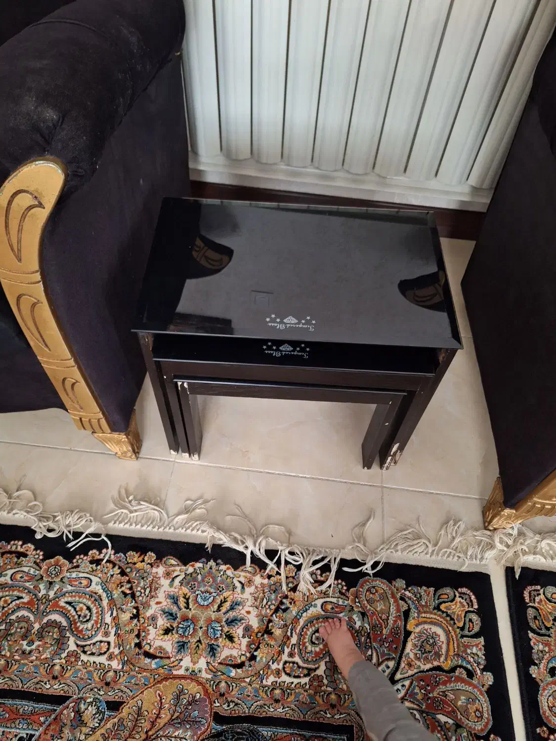 مبل هفت نفره و میز و عسلی|مبلمان خانگی و میز عسلی|مهاجران, |دیوار