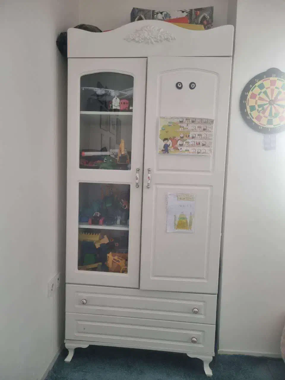 تخت و کمد بچه|تخت و صندلی بچه|گنبد کاووس, |دیوار