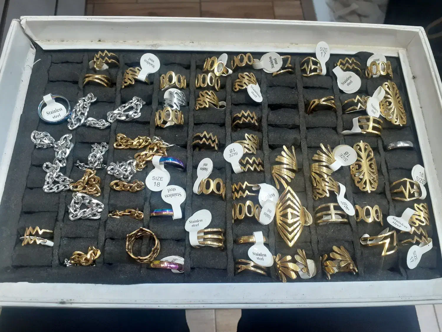 انگشتر های استیل|بدلیجات|لنگرود, |دیوار