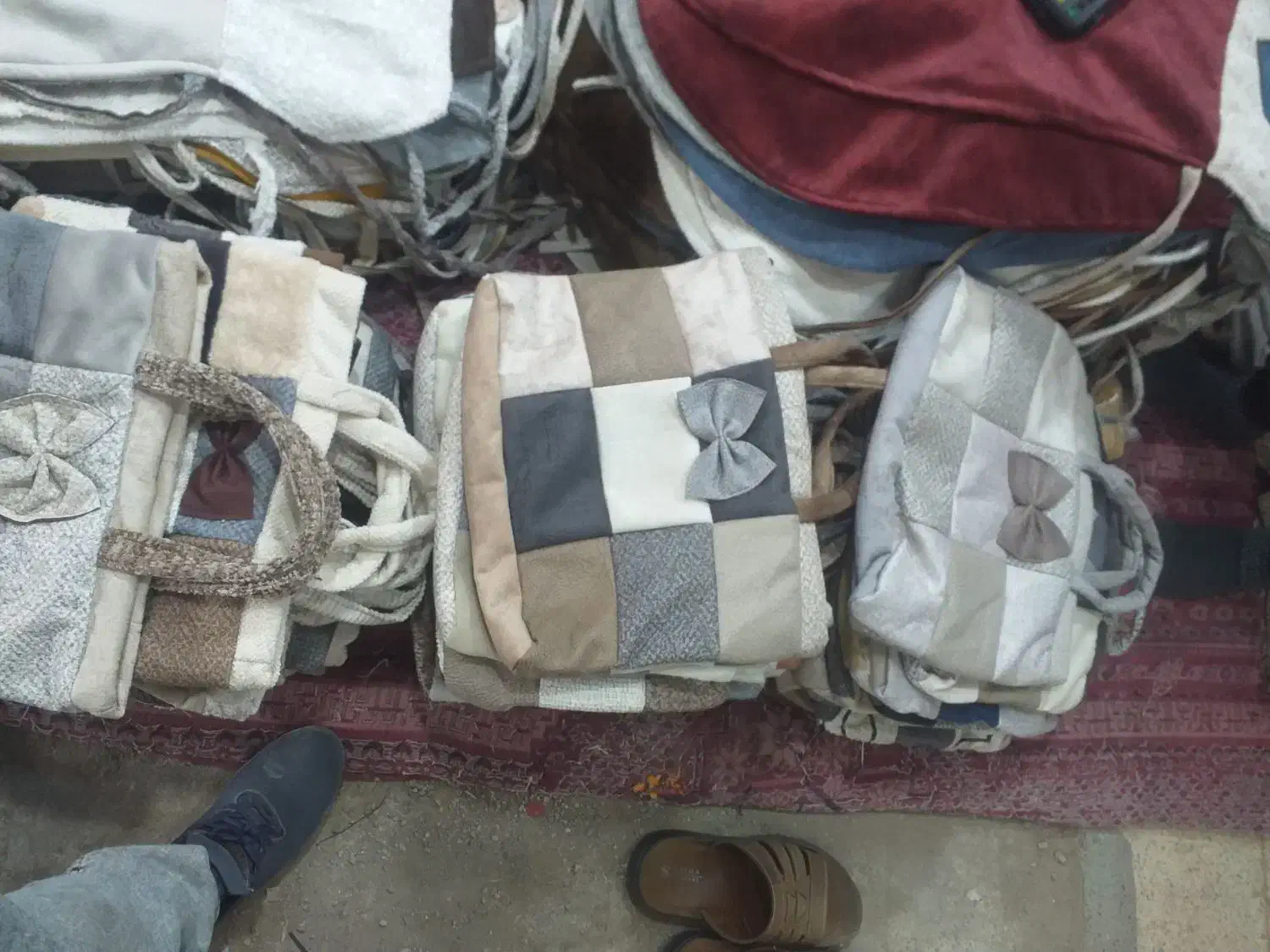 کیف پارچه ای|کیف، کفش، کمربند|گراش, |دیوار