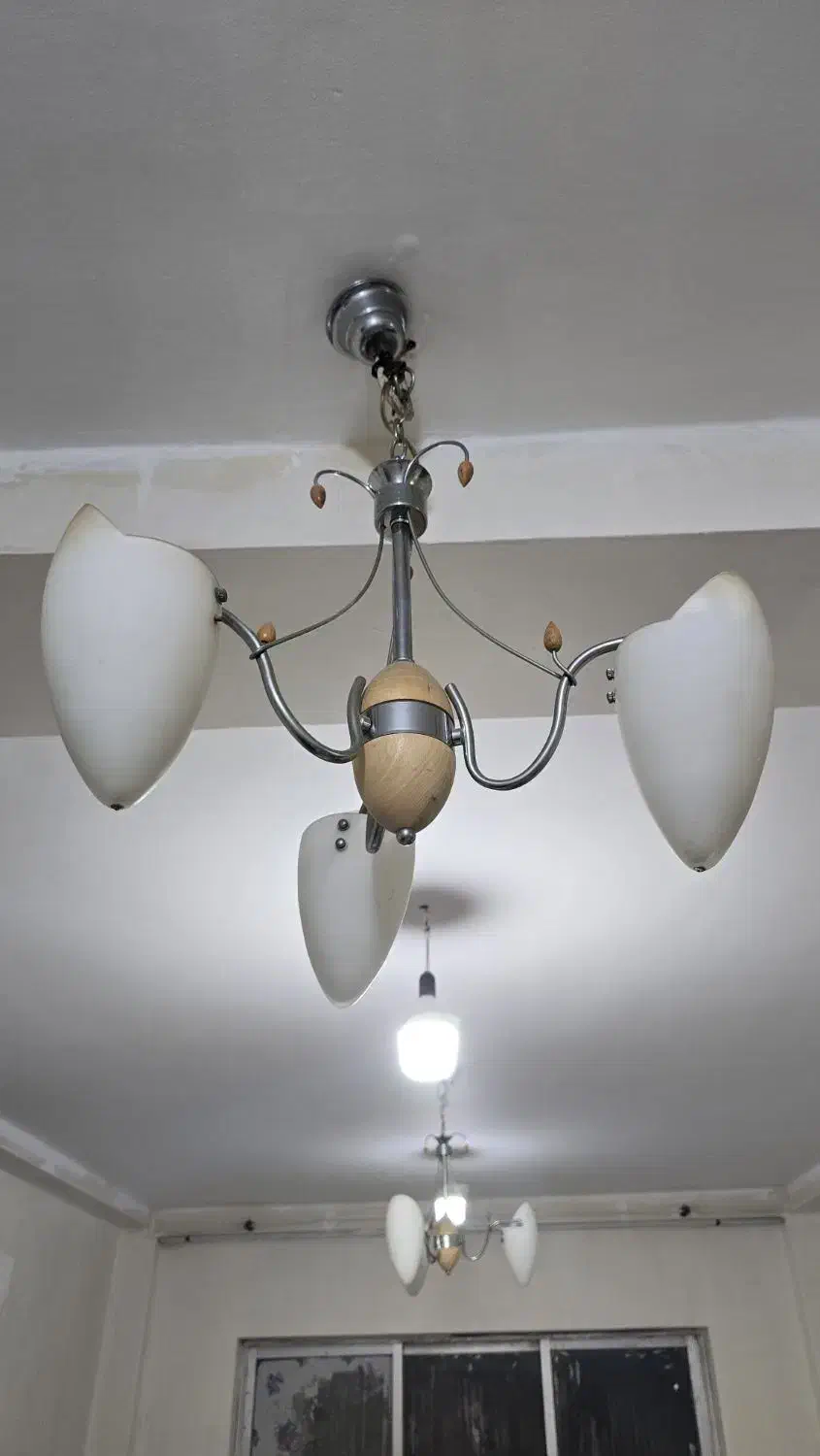 لوستر سه شعله ۲ عدد|لوستر و چراغ آویز|بندرعباس, |دیوار