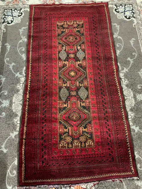 قالیچه دستباف ابریشمی|فرش|گلبهار, شهر جدید گلبهار|دیوار