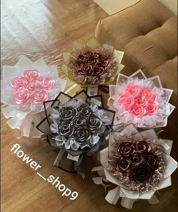 گل روبانی واسه مناسبت ها گل جاودان|گل مصنوعی|باوی, |دیوار