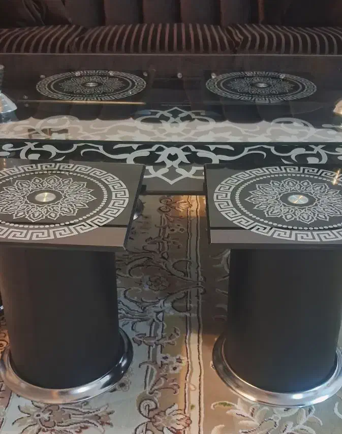 میز جلو مبلی و عسلی|مبلمان خانگی و میز عسلی|پیر بکران, |دیوار