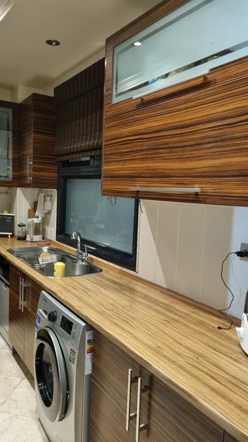 کابینت دست دوم (ست کامل) همراه گاز، هود و سینک|مصالح و تجهیزات ساختمان|تهران, زرگنده|دیوار