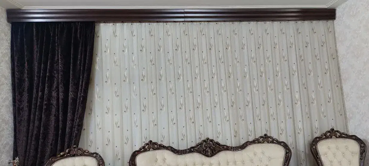 پرده حریر|پرده، رانر، رومیزی|قم, هنرستان|دیوار