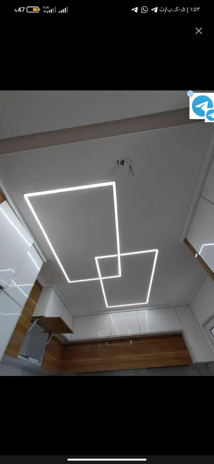 نصب لاینر و نور مخفی|خدمات پیشه و مهارت|ماسال, |دیوار