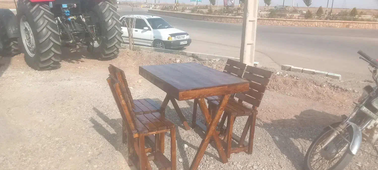 انواع مدل های میز نهار خوری چوب روس ضمانتی|میز و صندلی غذاخوری|میان جلگه, |دیوار