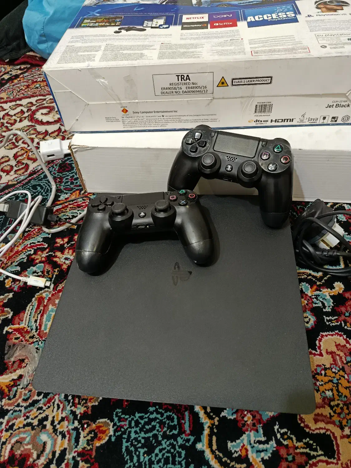 پی اس فور اسلیم کپی خور500گیگ با 2دسته اورجینال|کنسول، بازی ویدئویی و آنلاین|تهران, سجاد|دیوار