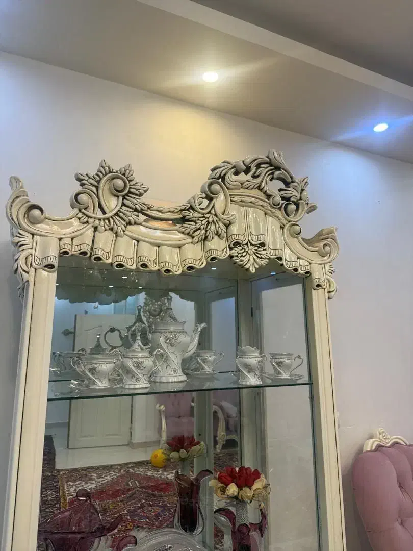 بوفه چوبی|بوفه، ویترین، کنسول|ممقان, |دیوار