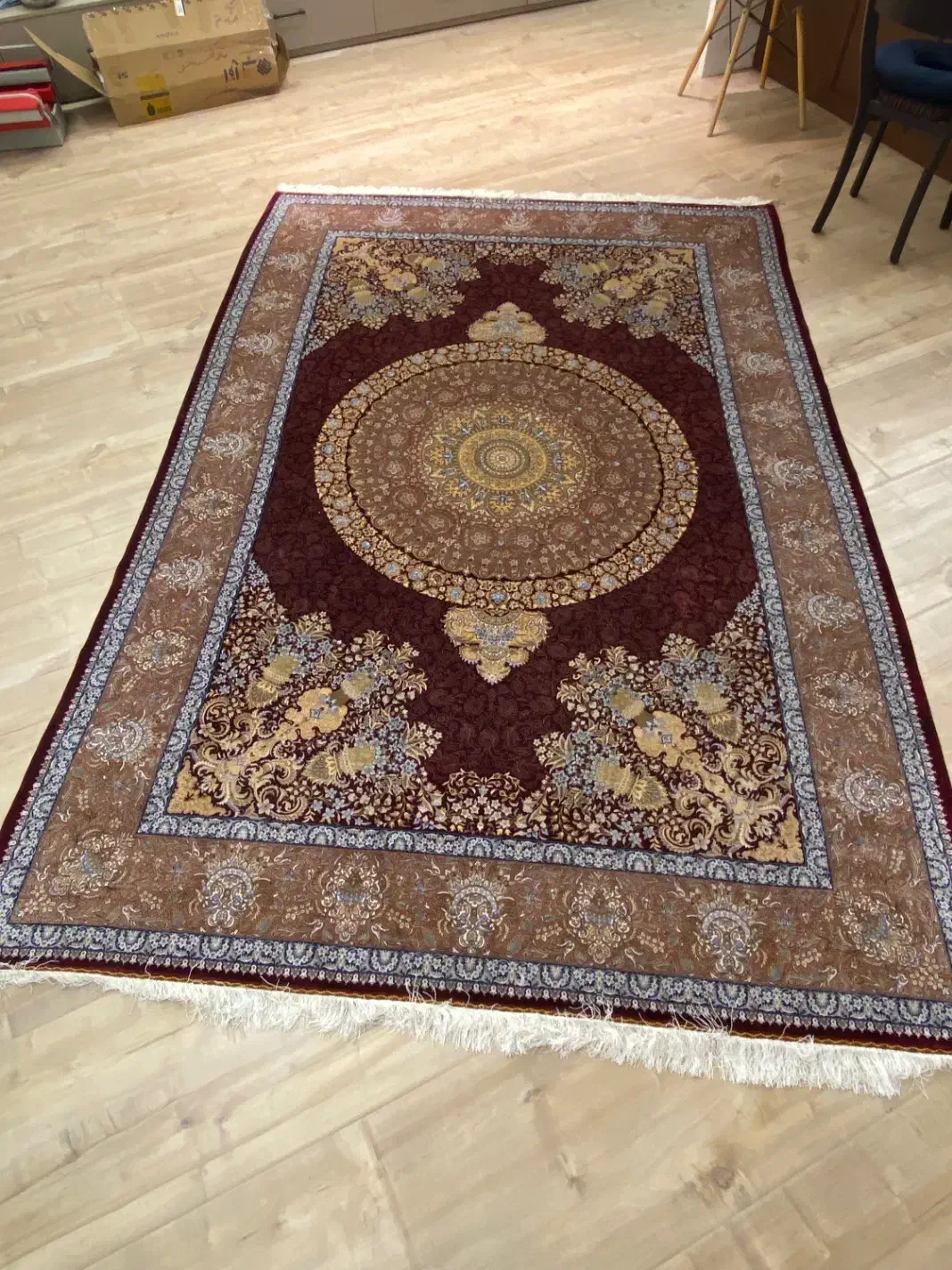 فرش ابریشم مصنوعی|فرش|قم, الغدیر|دیوار