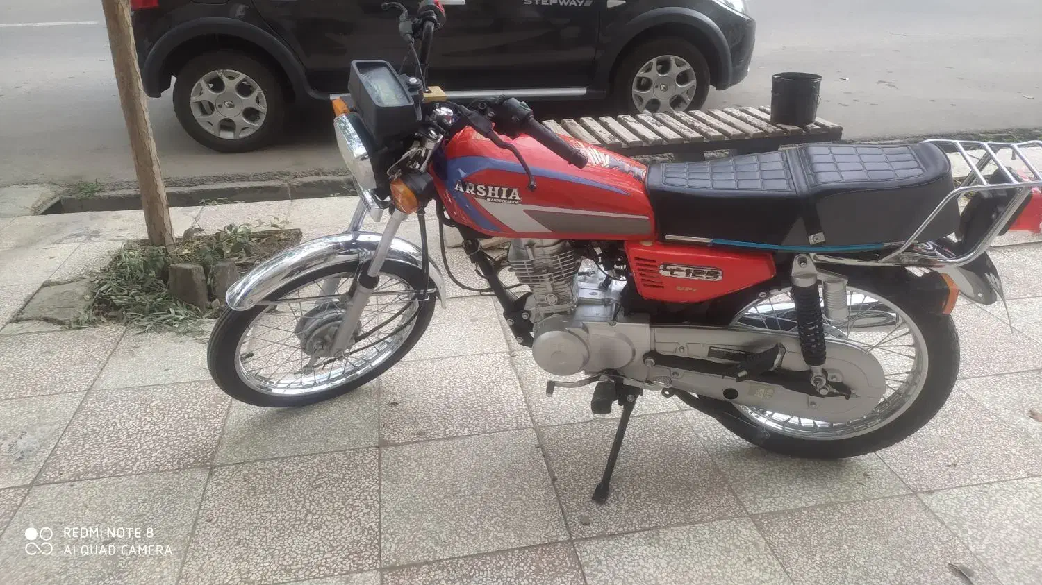 عرشیا125|موتورسیکلت|گنبد کاووس, |دیوار