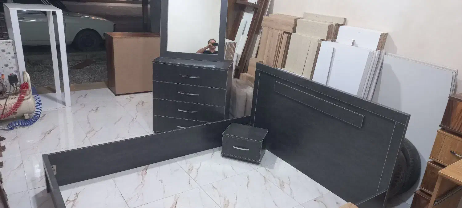 تولیدی سرویس خواب ۲نفره در ۵رنگ با کفی اماده|تخت و سرویس خواب|تنکابن, |دیوار