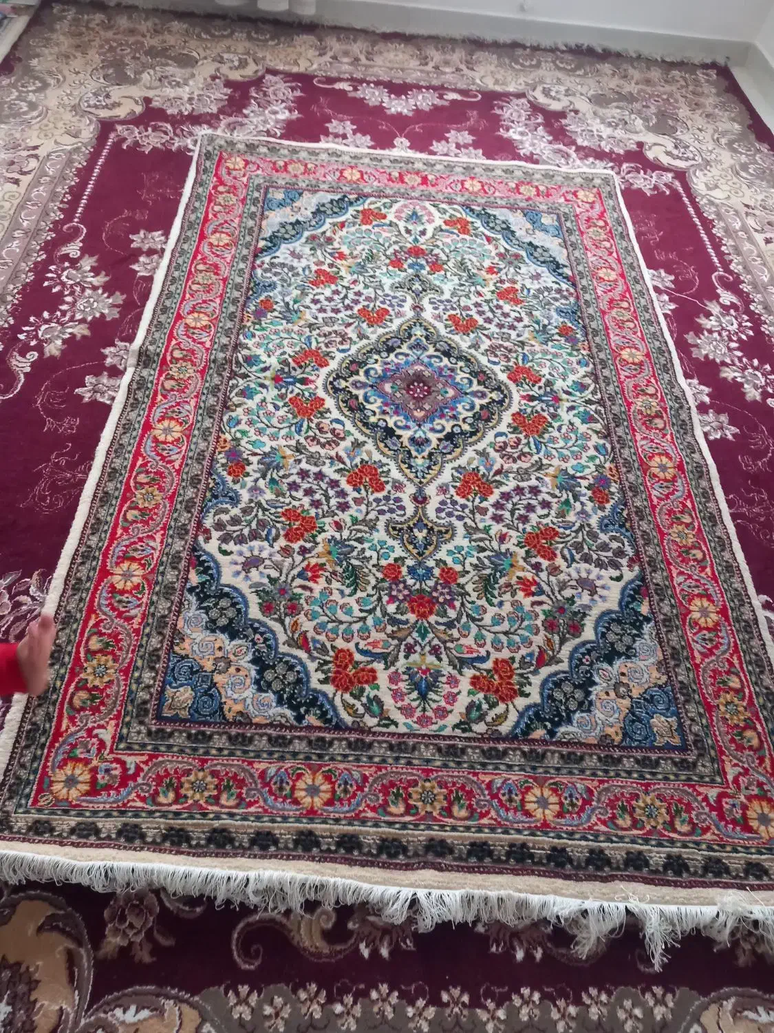 فرش دستبافت 3متری|فرش|بیرانوند, |دیوار