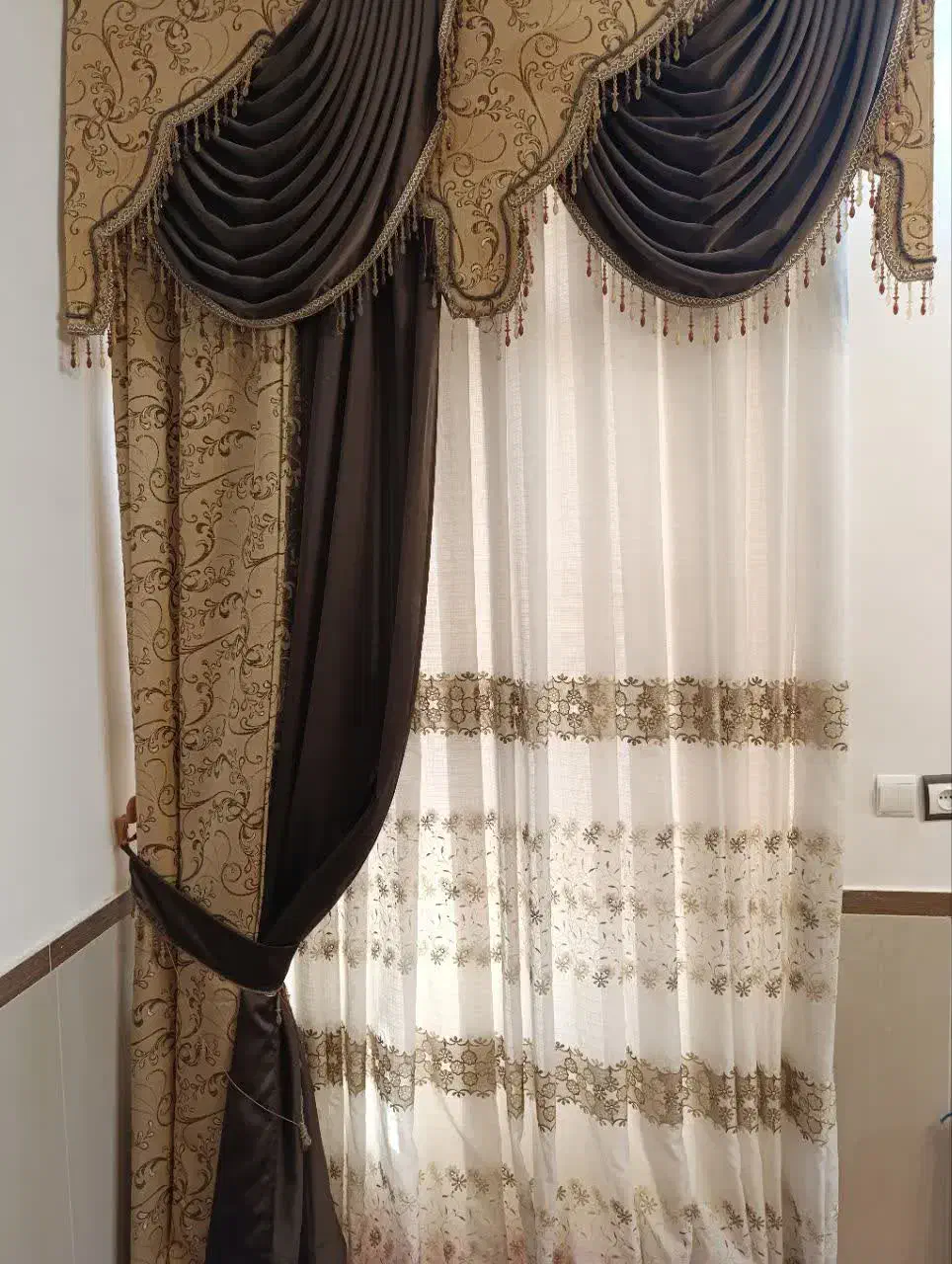 پرده سلطنتی|پرده، رانر، رومیزی|کازرون, |دیوار