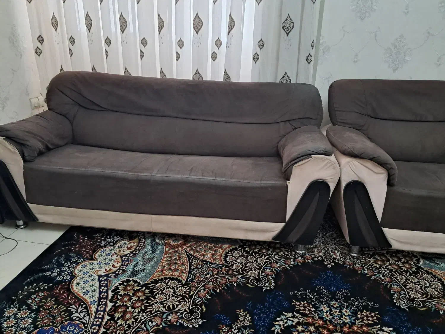 مبل ۷نفره سالم|مبلمان خانگی و میز عسلی|محمدیه-قزوین, |دیوار