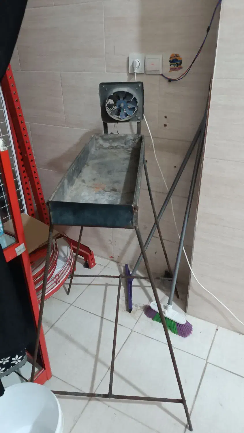 منقل خوشه و جگر با فن|اجاق گاز و لوازم برقی پختوپز|بروجرد, |دیوار
