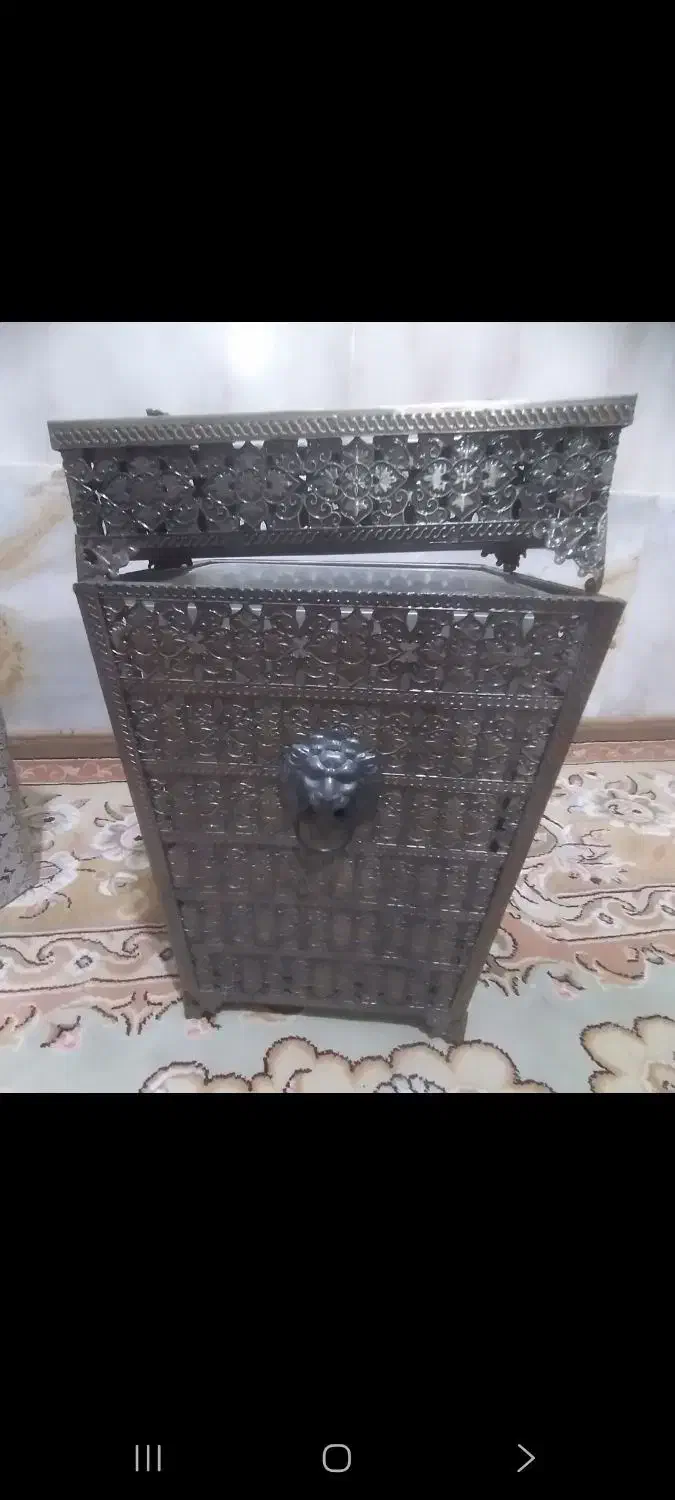 سطل وجا دستمال|صنایع دستی و سایر لوازم تزئینی|قم, نوقطار|دیوار