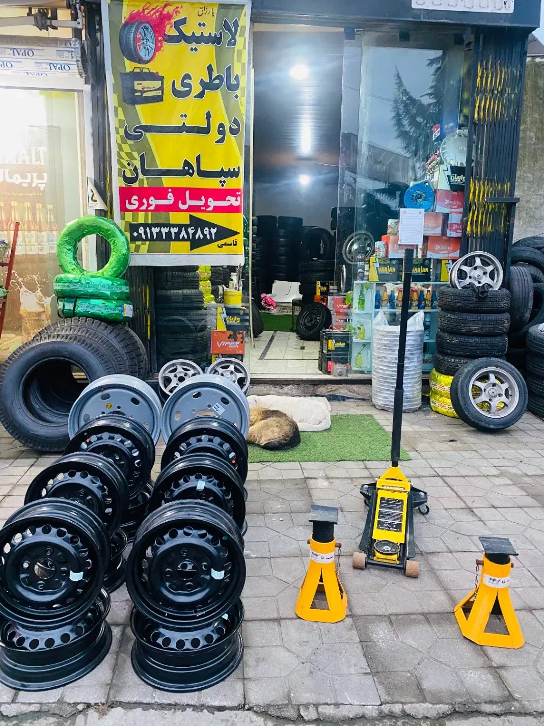 لاستیک و باطری دولتی ۴ حلقه تحویل فوری|قطعات یدکی و لوازم جانبی|امامزاده عبدالله, |دیوار