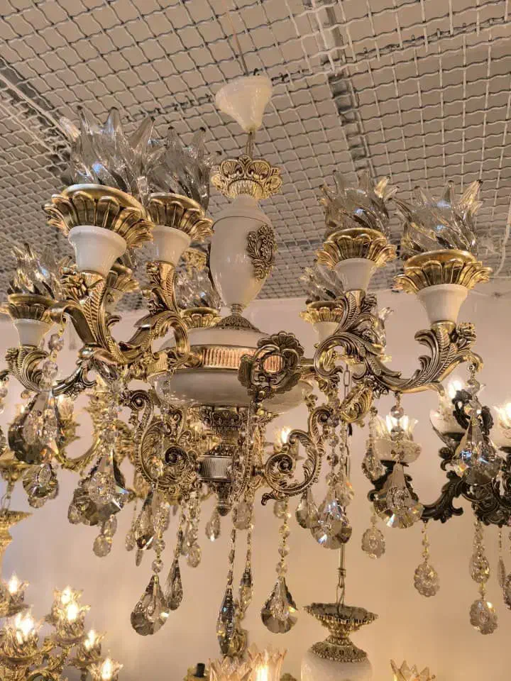 لوستر شهر نور کیفیت کار بالا قیمت تولیدی|لوستر و چراغ آویز|کرمان, |دیوار