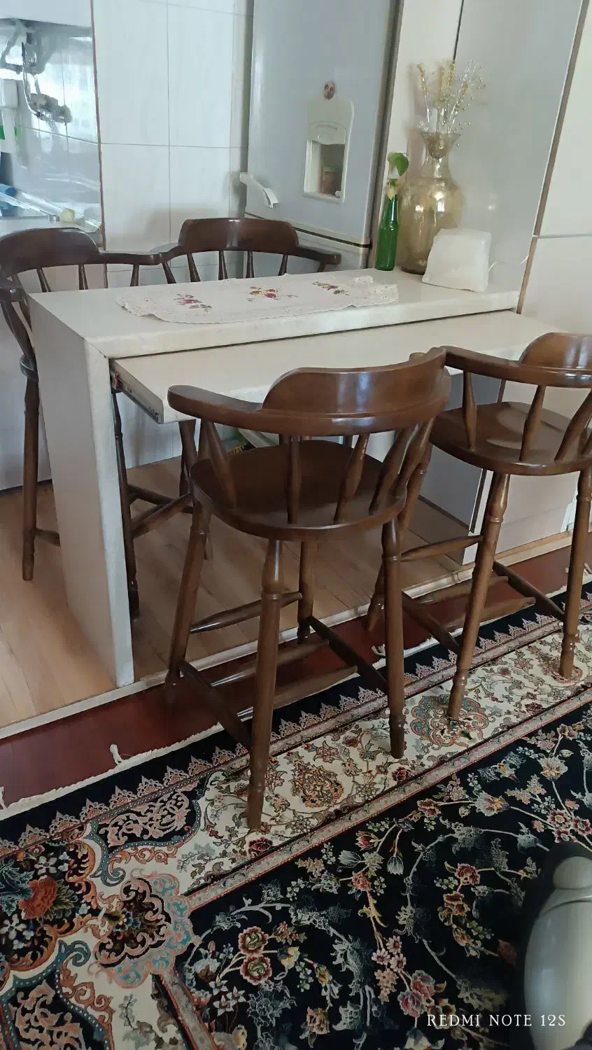 فروش فوری ۴ صندلی اپن  شیک و نو و قیمت عالی|میز و صندلی غذاخوری|فردیس, شهرک ۱۱۰|دیوار
