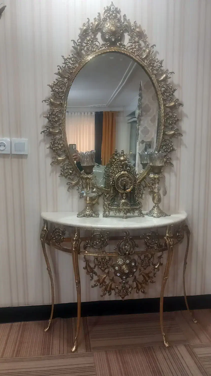 آینه کنسول برنز|آینه|همدان, |دیوار