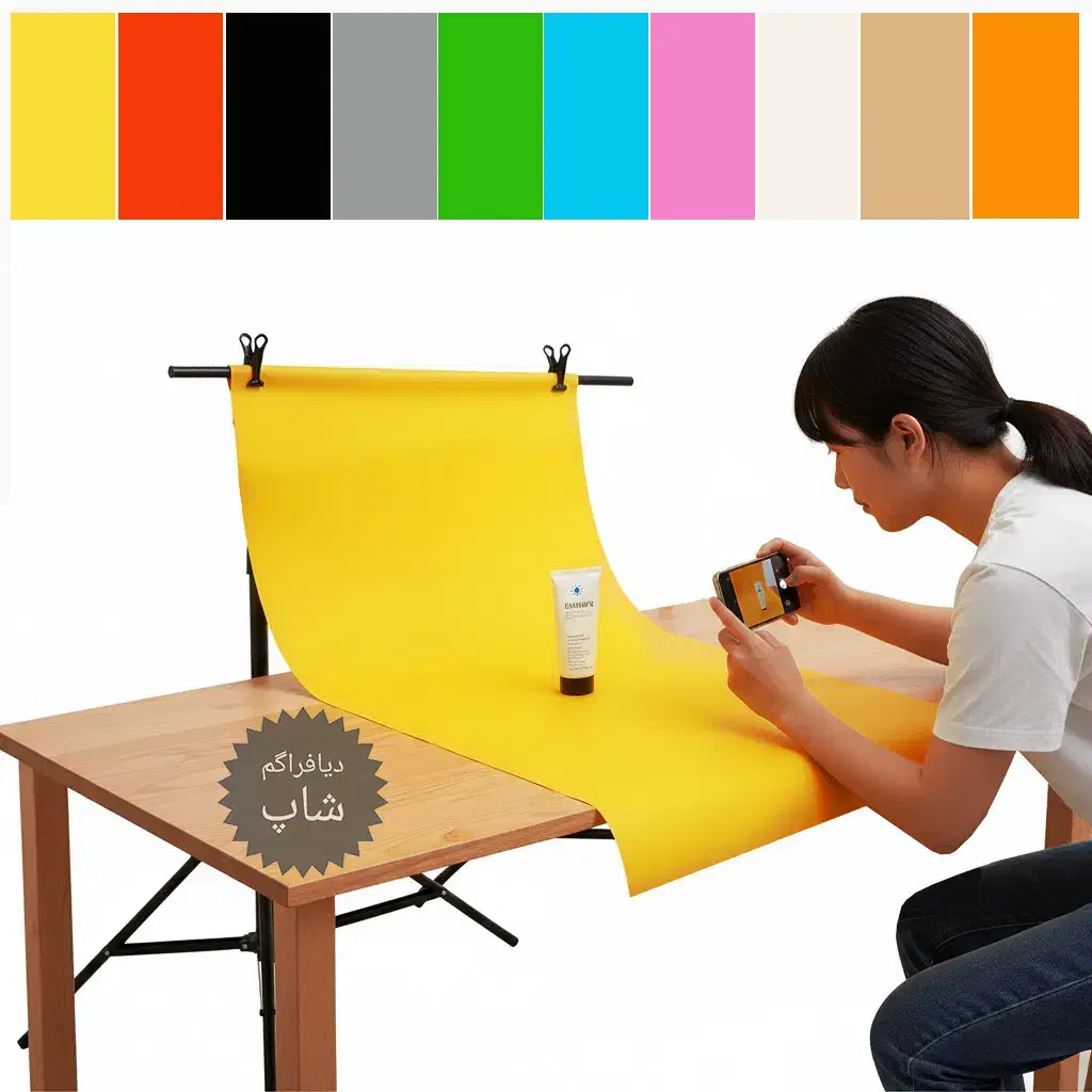 پایه تیفانی با ۶عدد فون رنگی کروماکی|دوربین عکاسی و فیلمبرداری|تهران, فدک|دیوار