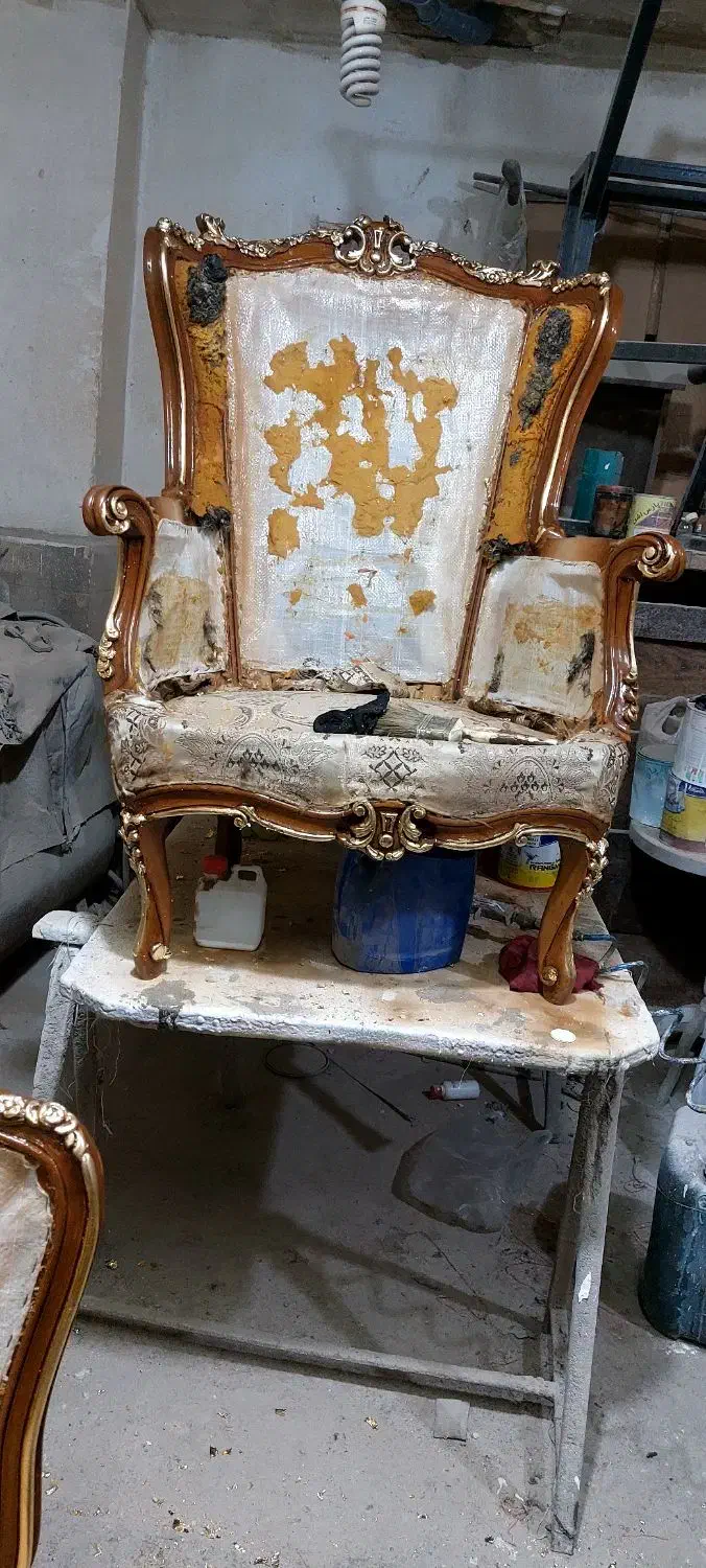 رنگ کاری مصنوعات چوبی|خدمات پیشه و مهارت|کیش, |دیوار