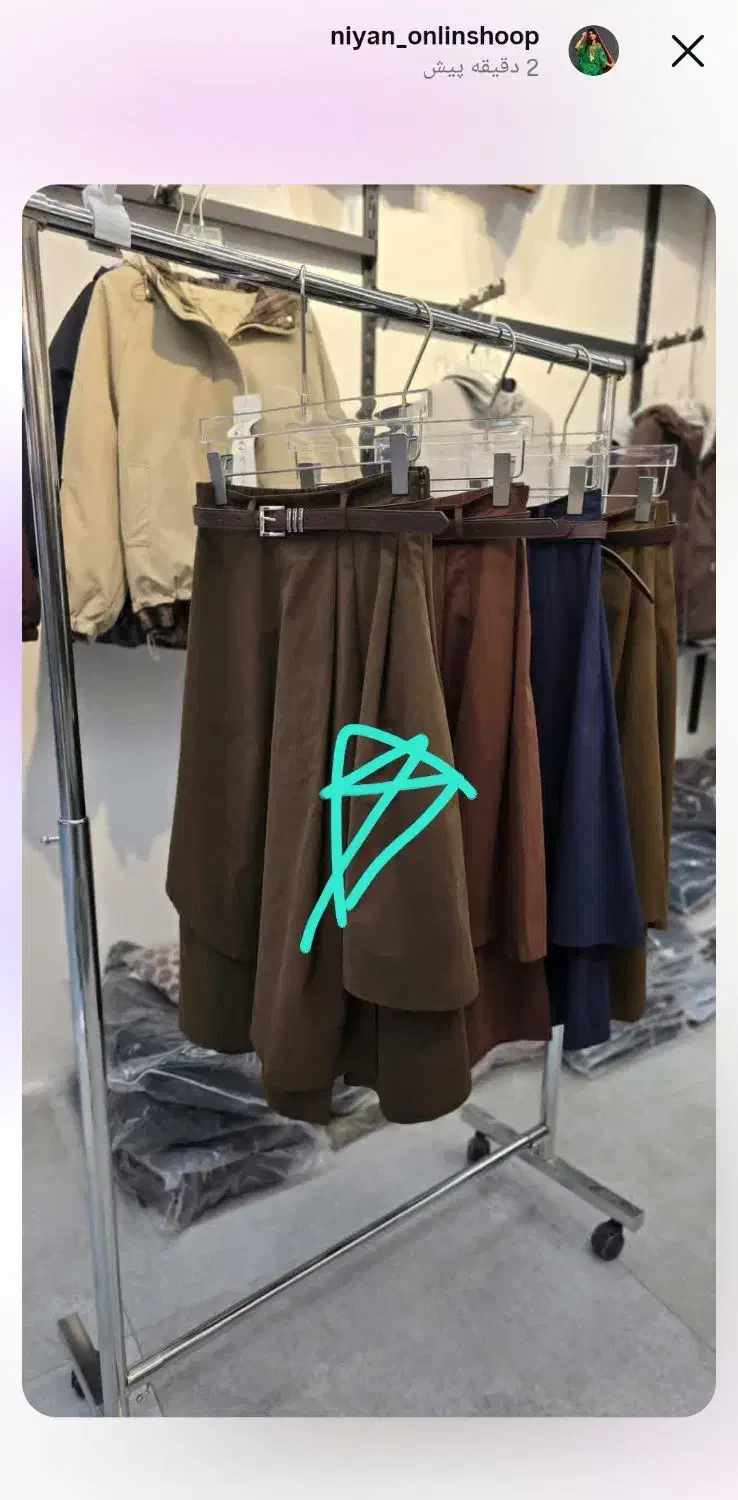 دامن شلواری وارداتی|لباس|مشکیندشت, |دیوار