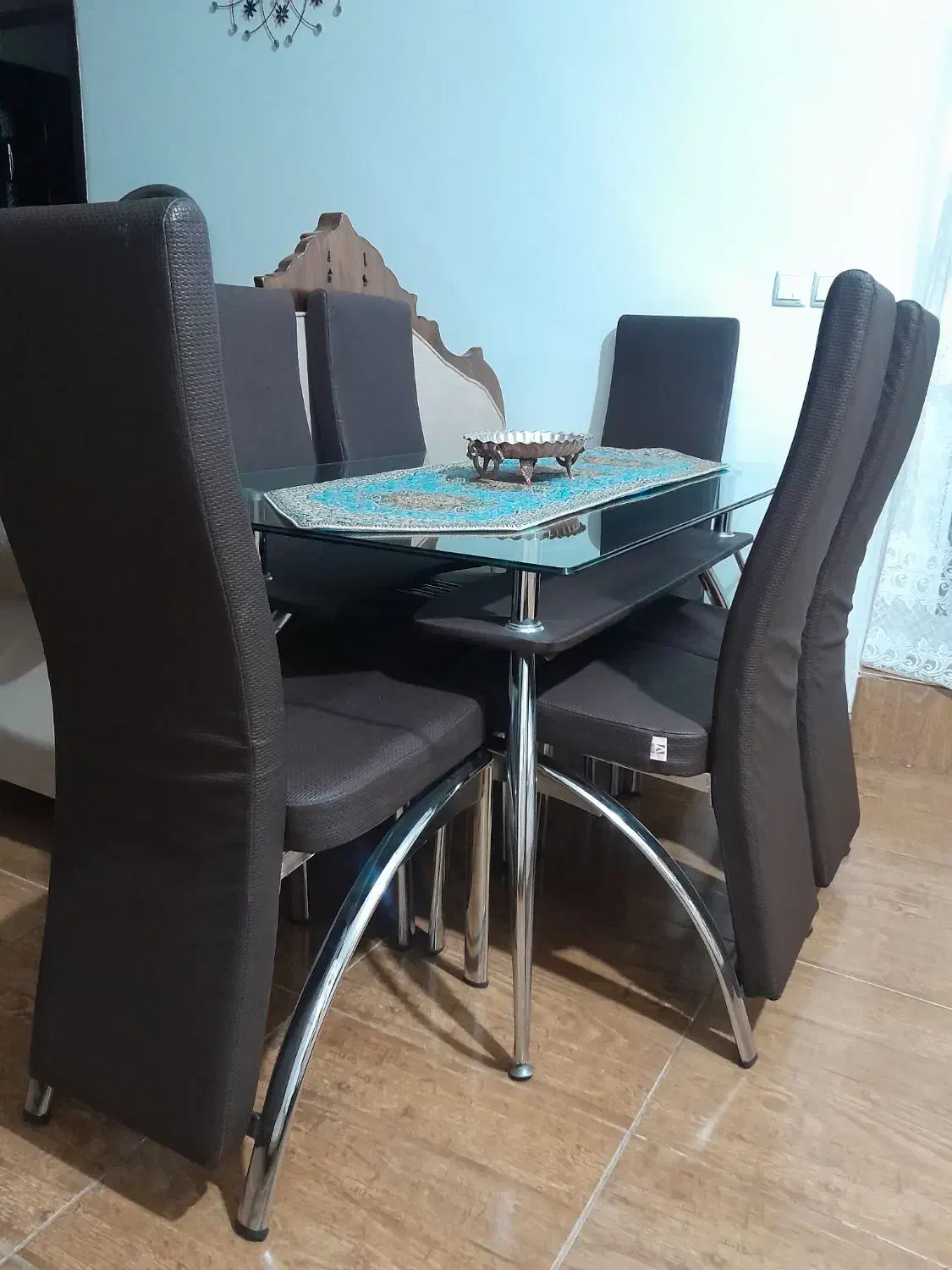 میزغذاخوری ۶نفره|میز و صندلی غذاخوری|ارومیه, |دیوار