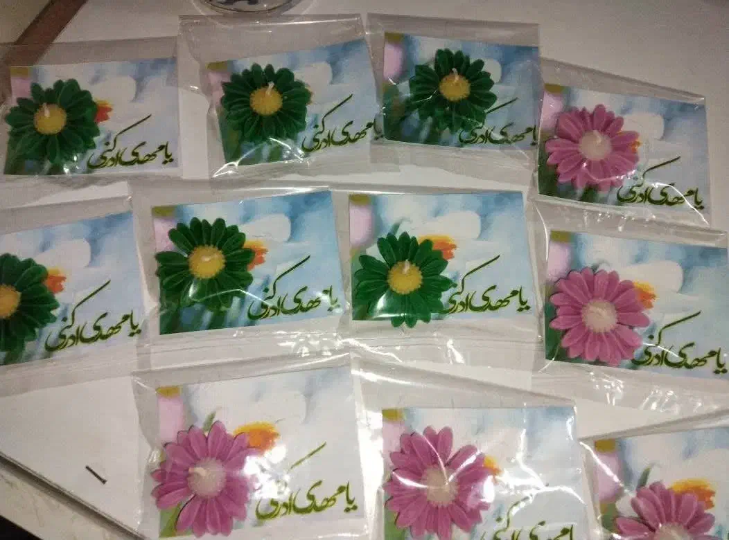 شمع گل قلبی|صنایع دستی و سایر لوازم تزئینی|زنجان, |دیوار