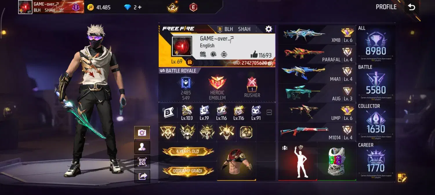 فروش ویژه فریفایر|کنسول، بازی ویدئویی و آنلاین|چناران, |دیوار