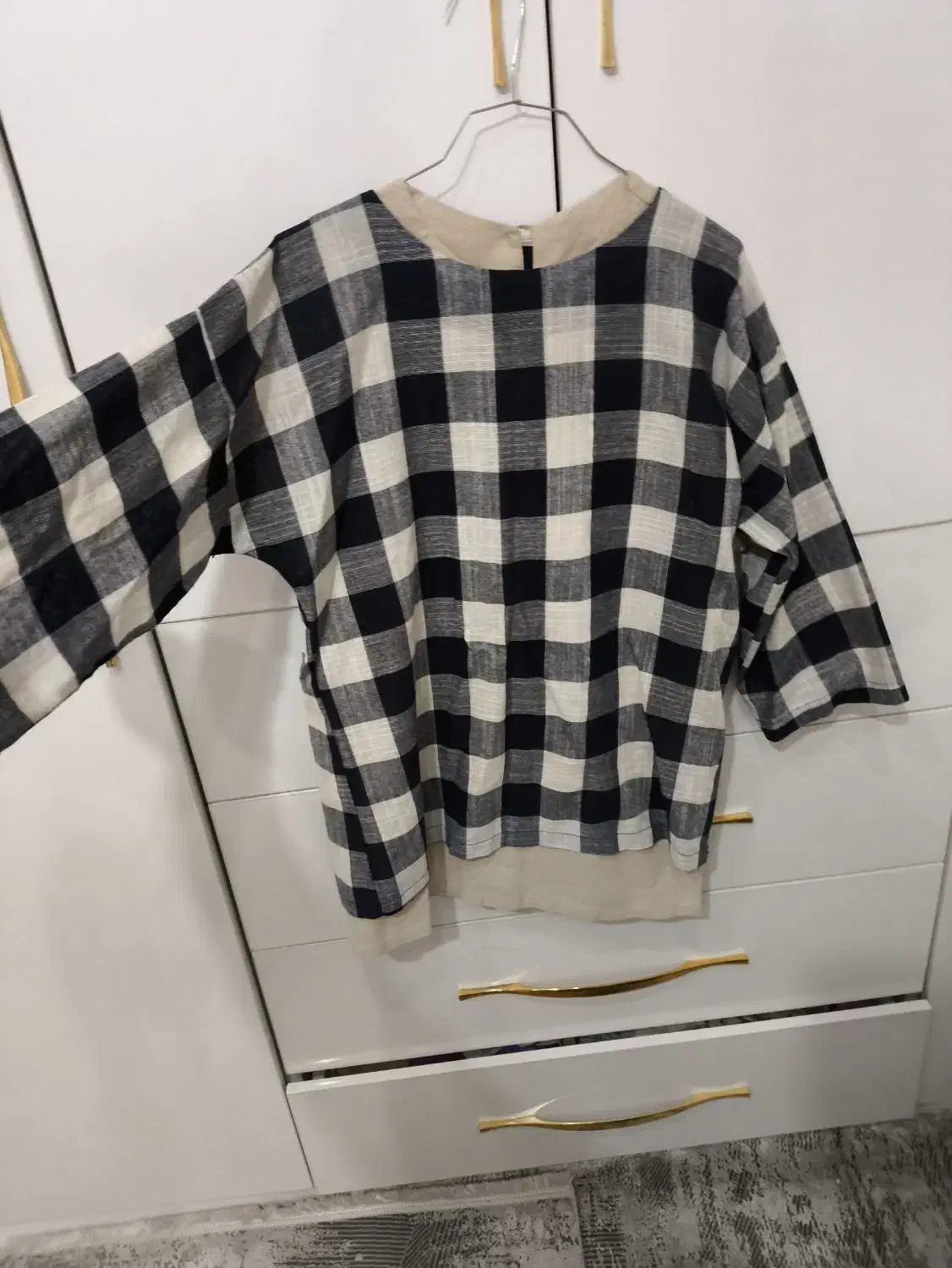 شومیز زیبا چارخونه دو تیکه|لباس|پردیس, فاز ۸|دیوار