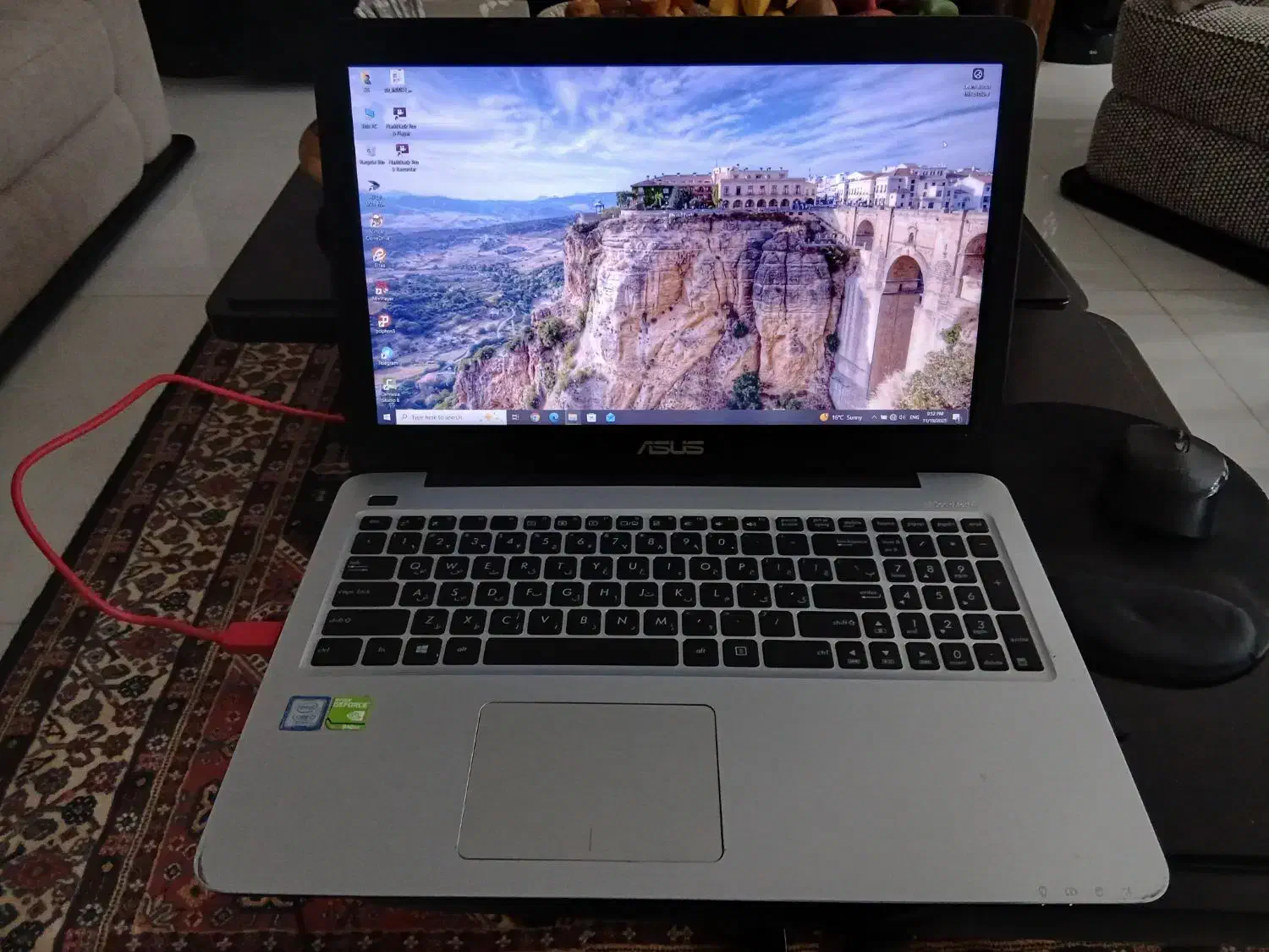 لپ تاپ ایسوس مدل k556u|رایانه همراه|اصفهان, ملک‌شهر|دیوار