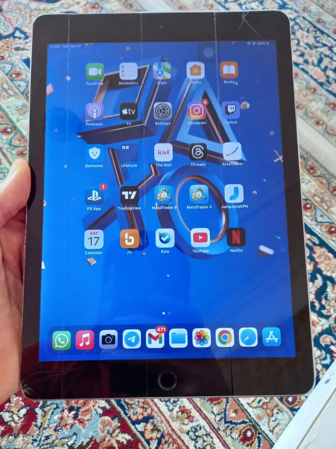 آیپد پرو ۹.۷ اینچی سیمکارتخور ۱۲۸ ۲۰۱۷|تبلت|کیاکلا, |دیوار