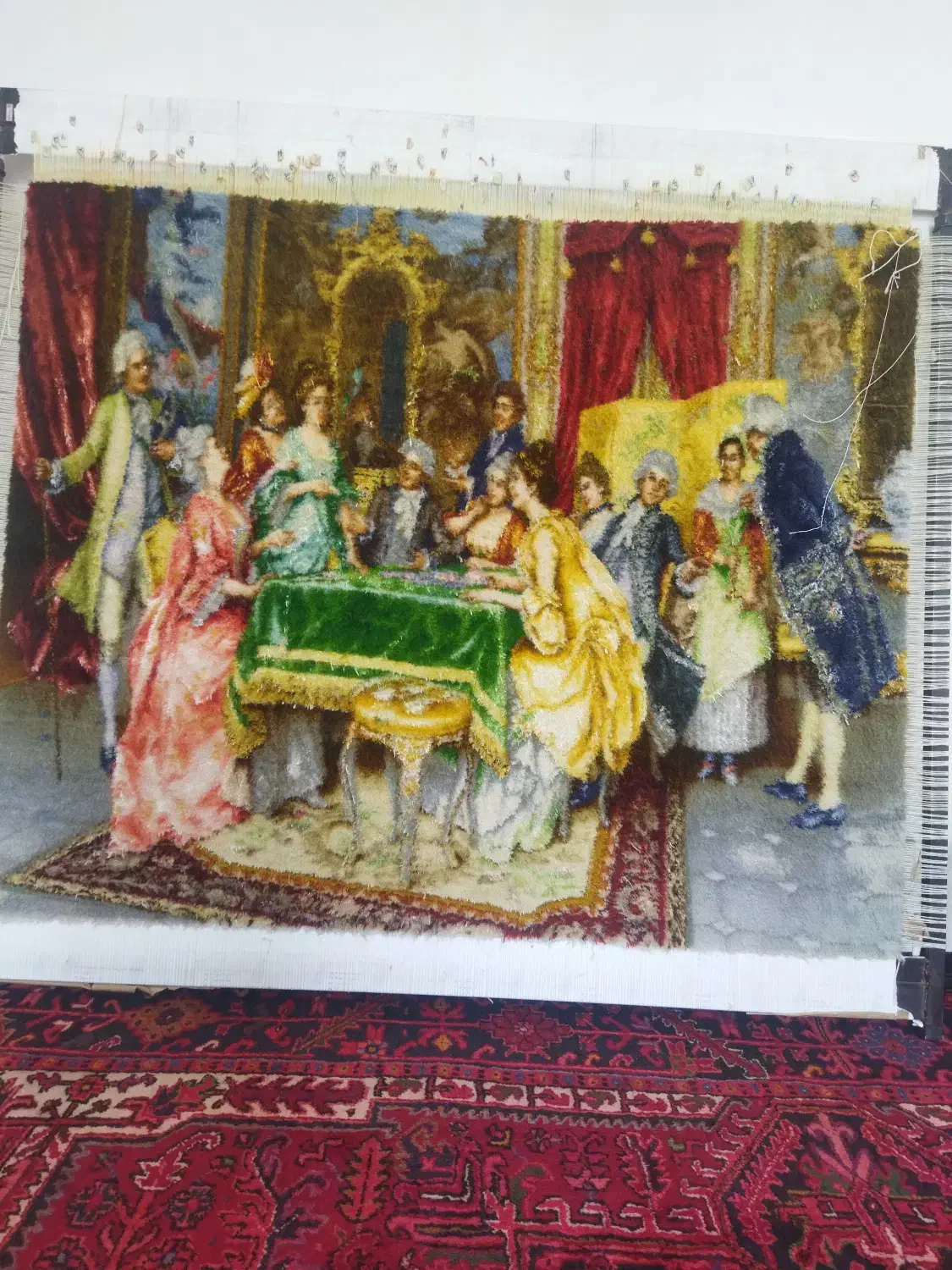 تابلو فرش پاسور۱۲۰در ۱۵۰|تابلو فرش|میاندوآب, |دیوار