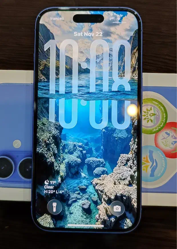 ایفون ۱۶ نرمال شرکتی ریجیستر شده در حد آک|موبایل|کرمانشاه, |دیوار