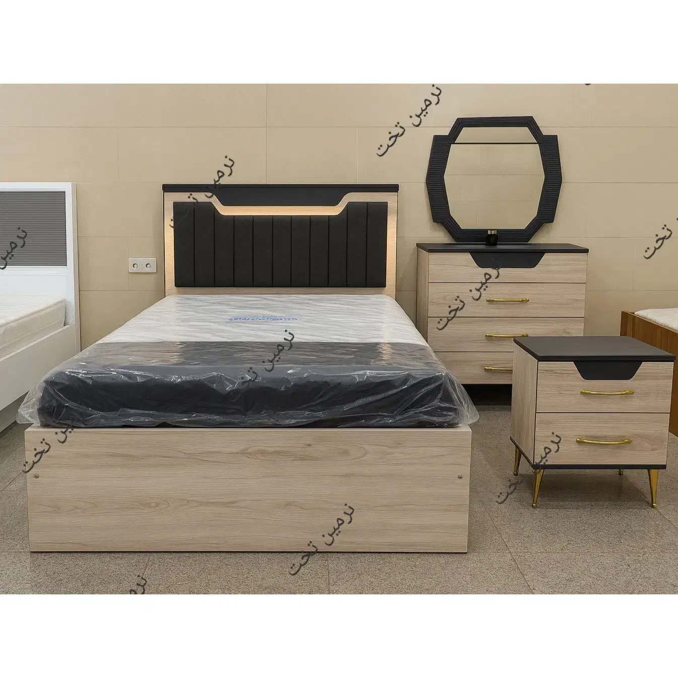 تخت خواب دونفره مهرسانا++،کد008|تشک تختخواب|کرج, ساسانی (قلمستان)|دیوار