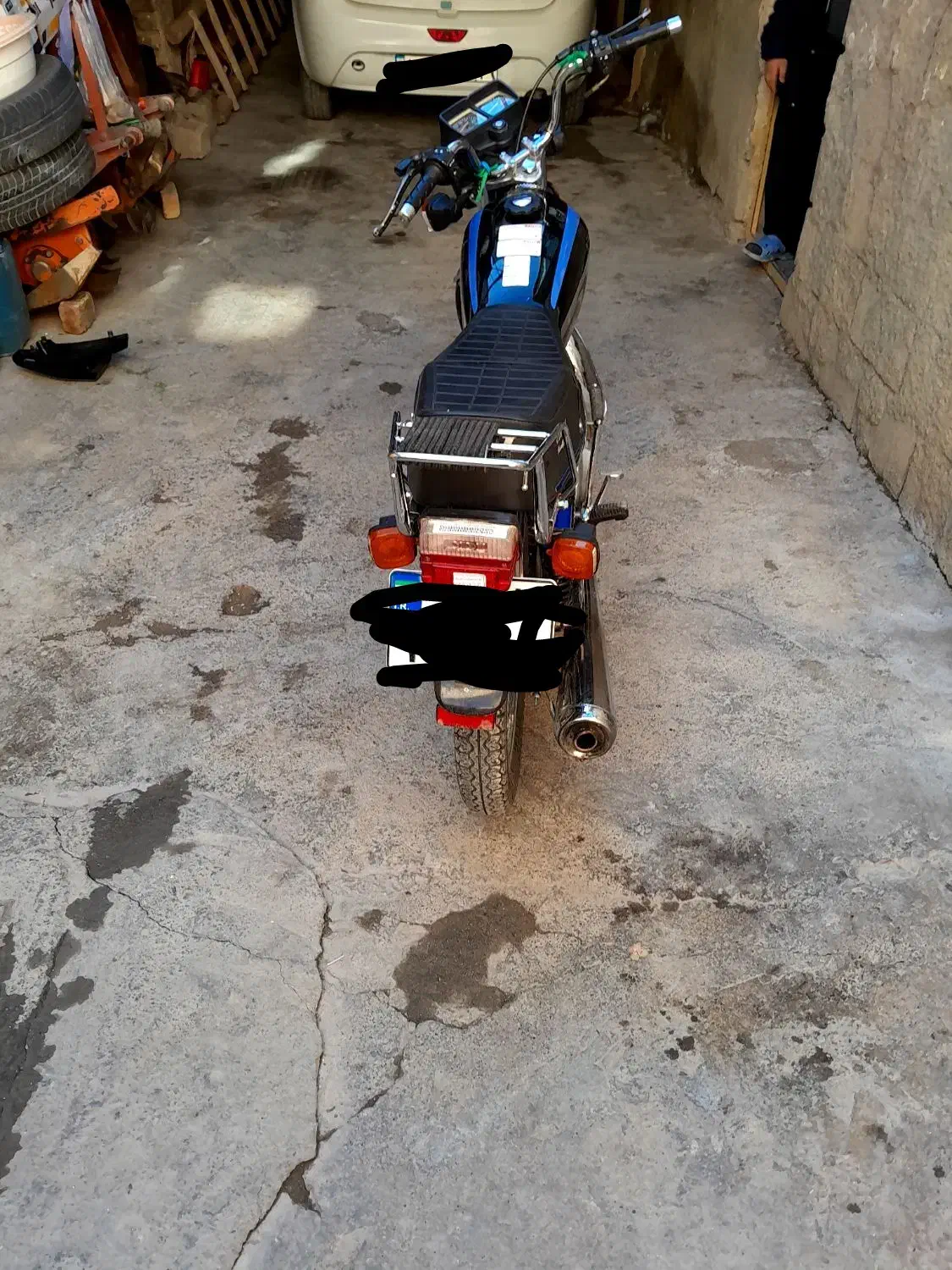 موتور 150|موتورسیکلت|گهواره, |دیوار