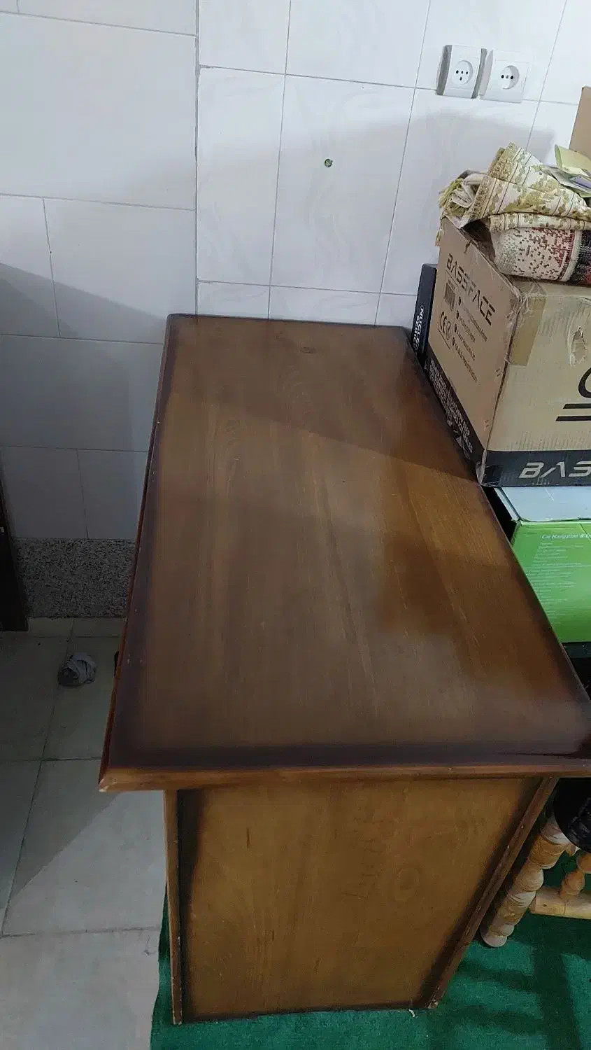 میز تحریر چوبی سالم|میز تحریر و کامپیوتر|میانه, |دیوار