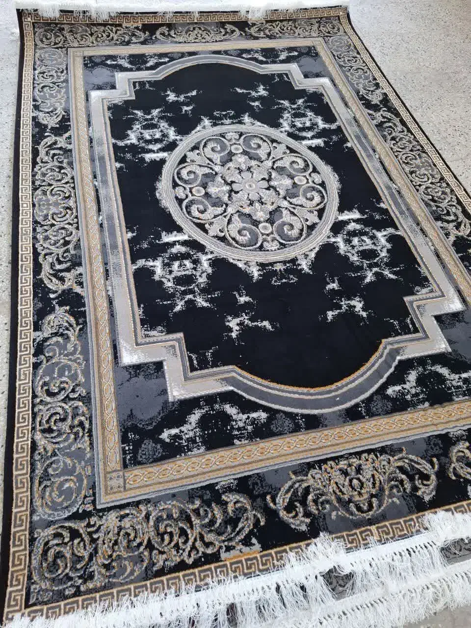فرش سیلور دودی نقره /ترند سال/با کیفیت وارزان|فرش|قائم‌شهر, |دیوار